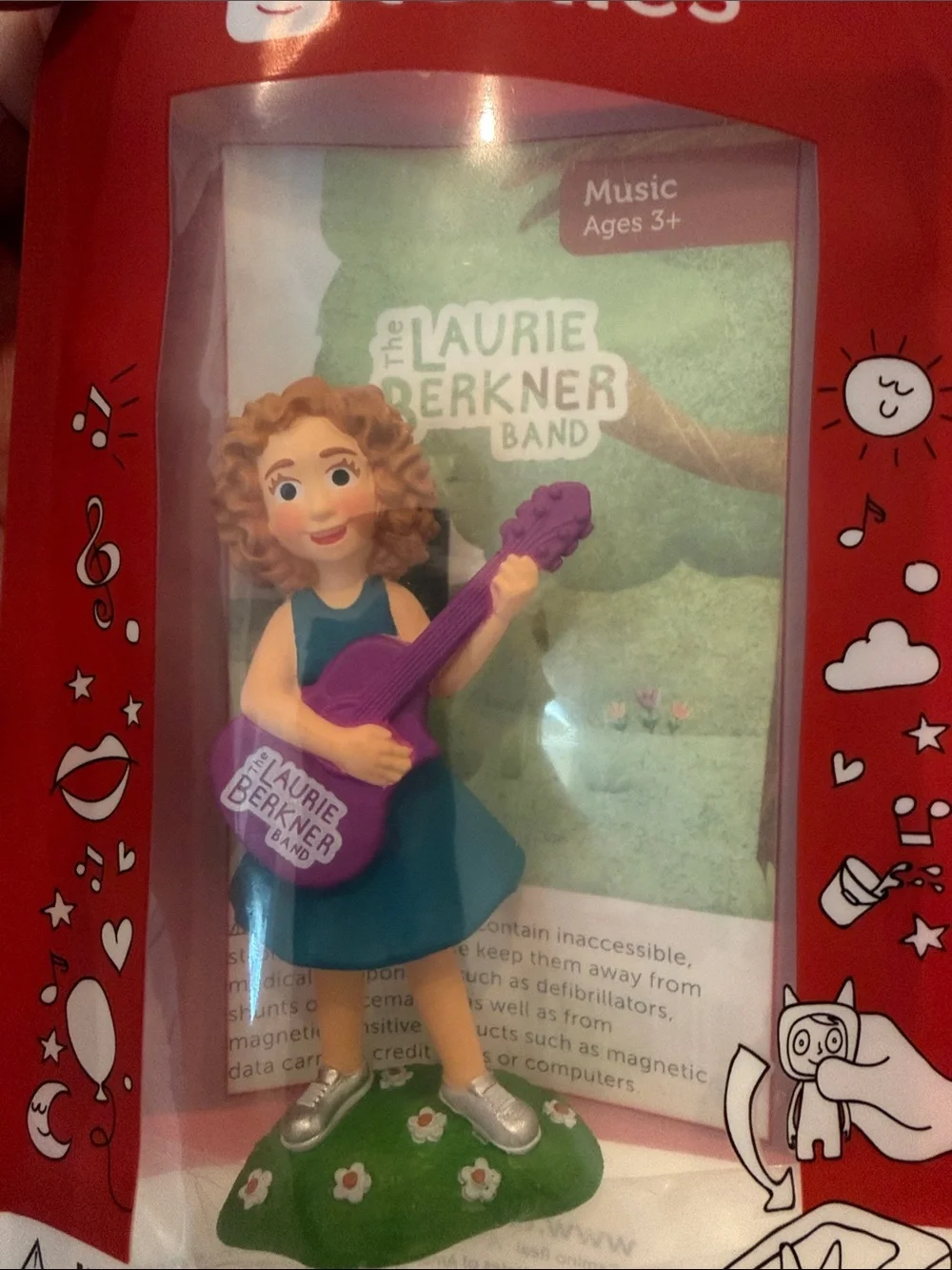 NWT Tonies Laurie Berkner Band Purple Guitar Girl Tonie - Kids Music Character